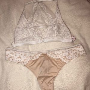 Victoria’s Secret bralette and thong